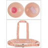 Generique Set de 2 Poitrines Gonflables INFLATABLE BOOBS